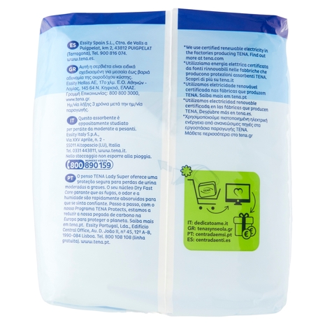 Tena lady Super Pads+ 15 pz